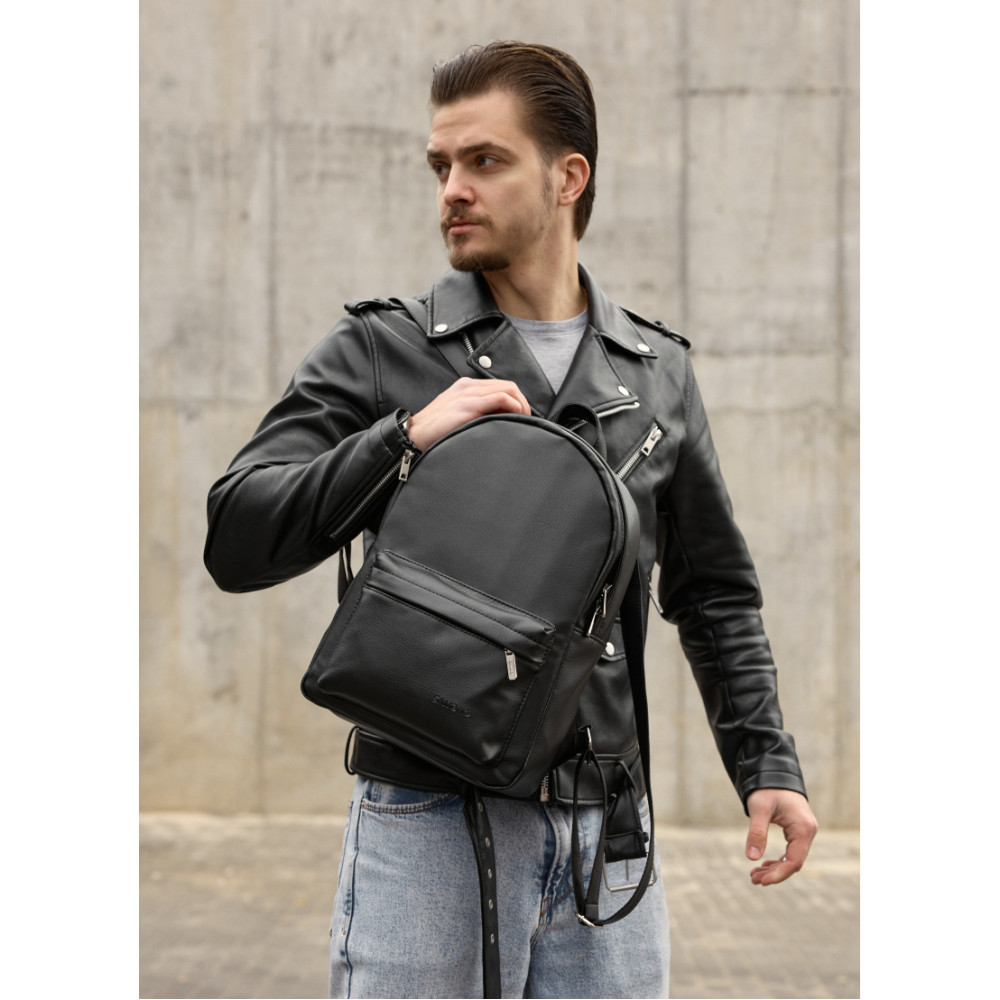 Чоловічий рюкзак Sambag Brix Classic чорний 35 х 25 х 12 см (14511001m)