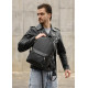 Чоловічий рюкзак Sambag Brix Classic чорний 35 х 25 х 12 см (14511001m)