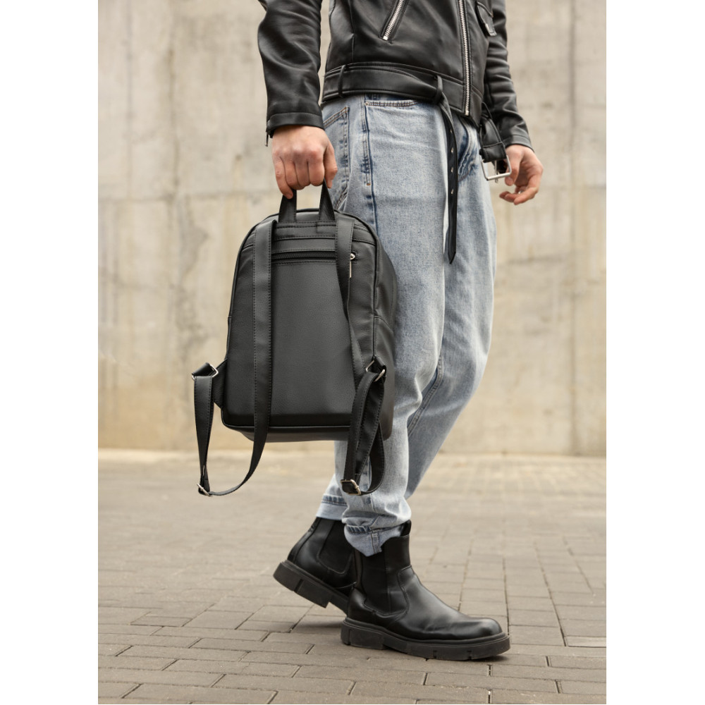Чоловічий рюкзак Sambag Brix Classic чорний 35 х 25 х 12 см (14511001m)