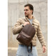 Чоловічий рюкзак Sambag Brix Classic шоколадний 35 х 25 х 12 см (14511020m)