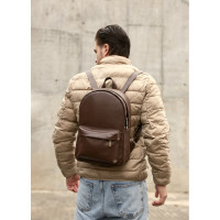 Мужской рюкзак Sambag Brix Classic шоколадный 35 х 25 х 12 см (14511020m)