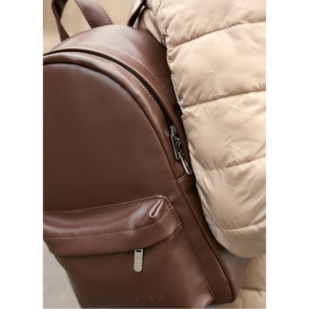 Чоловічий рюкзак Sambag Brix Classic шоколадний 35 х 25 х 12 см (14511020m)
