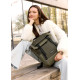 Женский рюкзак Sambag Aura хаки 39 х 29 х 13 см (24551119)