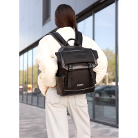 Жіночий рюкзак Sambag Aura чорний 39 х 29 х 13 см (24551301)