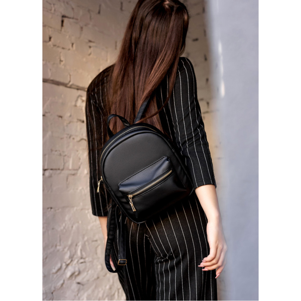 Жіночий рюкзак Sambag Brix SE чорний 23 x 20 x 10 см (11115001)