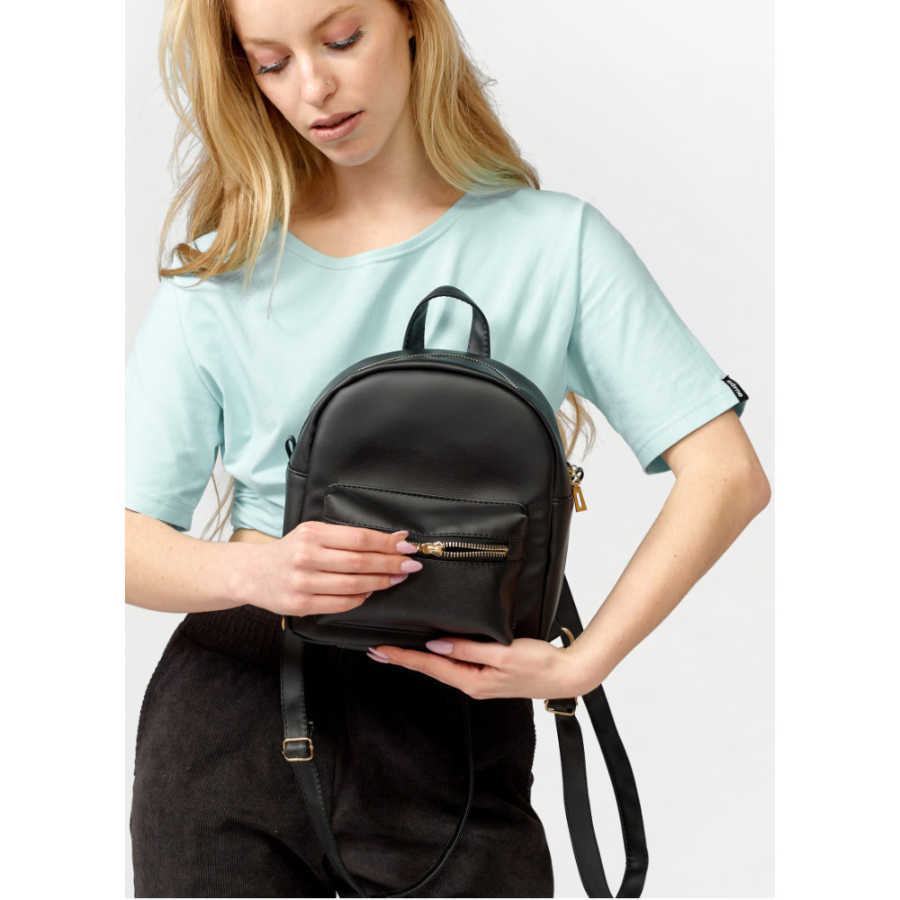 Жіночий рюкзак Sambag Brix SE чорний 23 x 20 x 10 см (11115001)