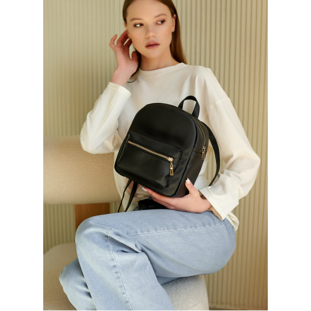 Жіночий рюкзак Sambag Brix SE чорний 23 x 20 x 10 см (11115001)