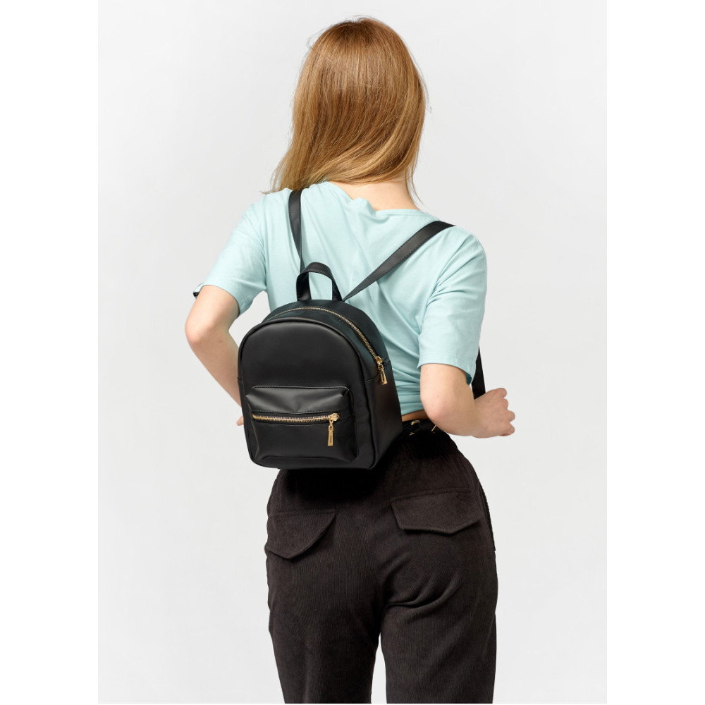 Жіночий рюкзак Sambag Brix SE чорний 23 x 20 x 10 см (11115001)