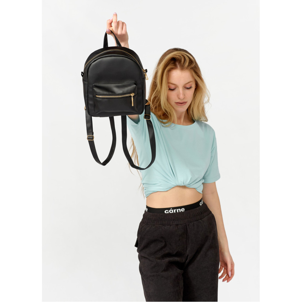 Жіночий рюкзак Sambag Brix SE чорний 23 x 20 x 10 см (11115001)
