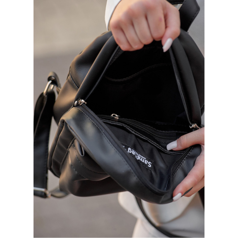 Жіночий рюкзак Sambag Brix KSH чорний 29 х 22 х 10 см (11311001)