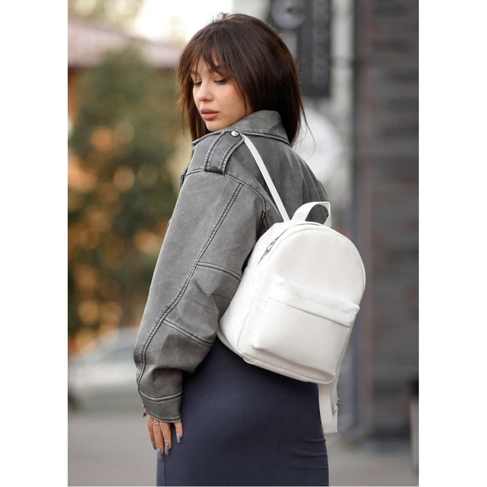 Женский рюкзак Sambag Brix KSH белый 29 х 22 х 10 см (11311008)