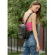 Жіночий рюкзак Sambag Brix KQH чорний 29 х 22 х 10 см (11321001)
