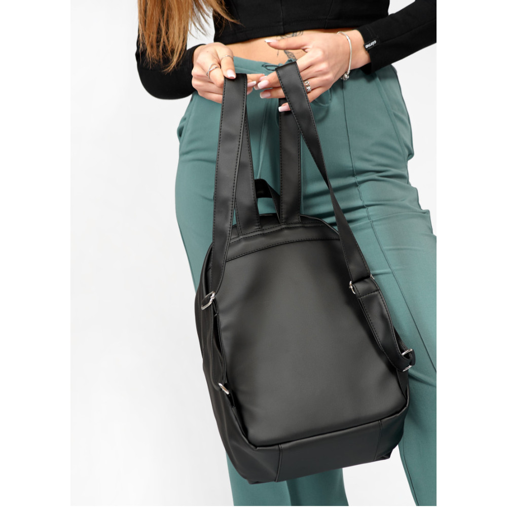 Жіночий рюкзак Sambag Brix RQH чорний 35 х 25 х 12 см (11521001)
