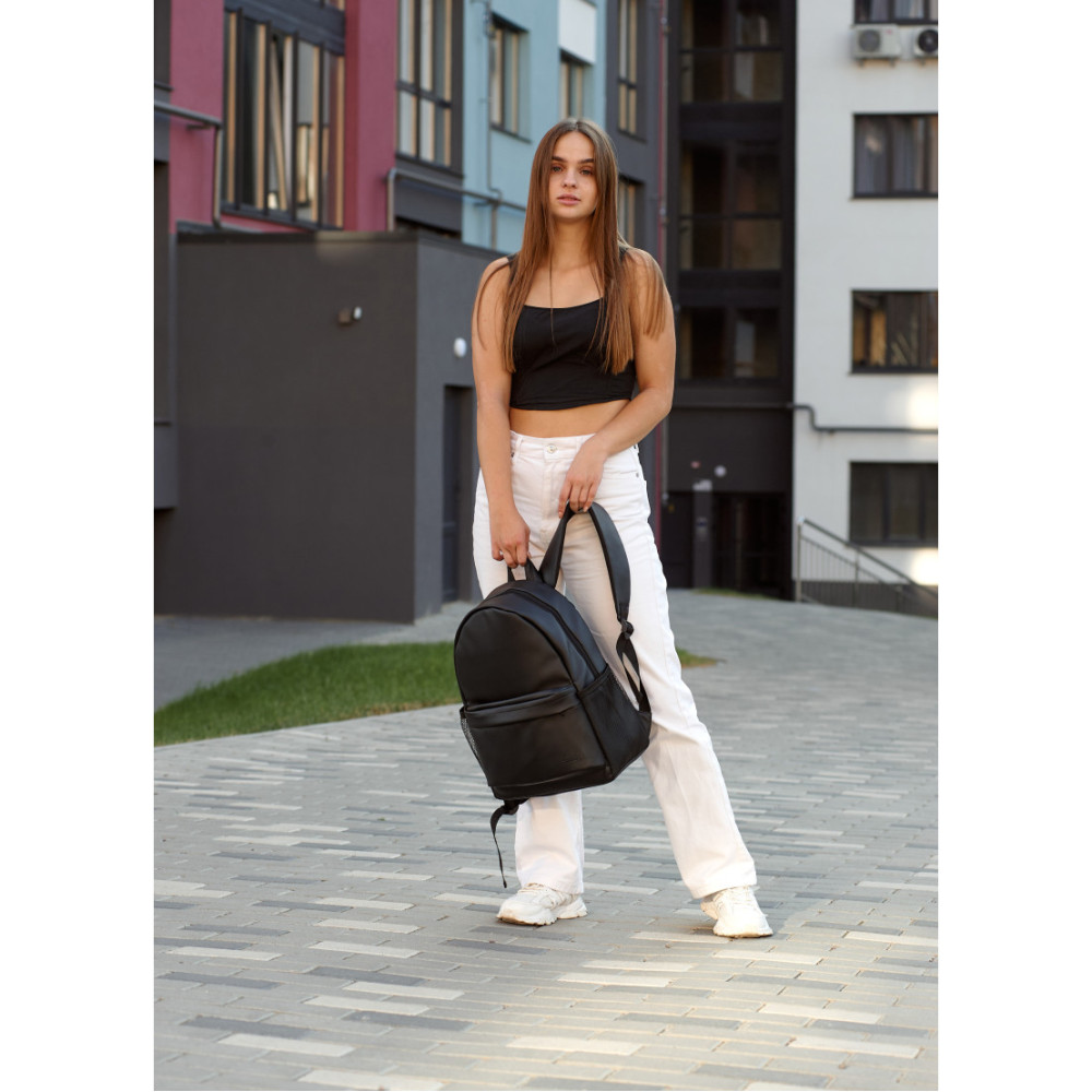 Женский рюкзак Sambag BRIX PJT CLASSIC черный 40 x 27 x 15 см (11711001)