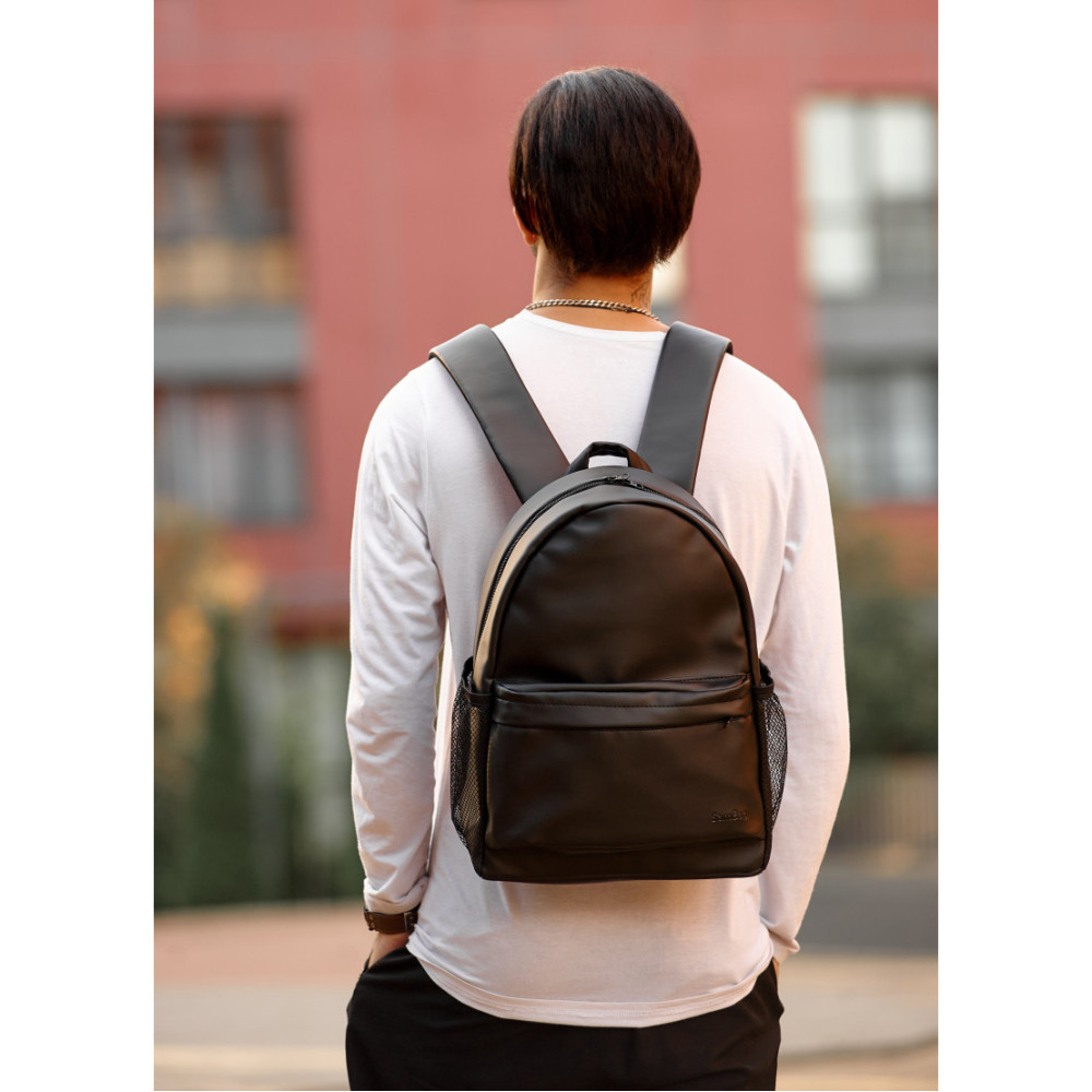 Чоловічий рюкзак Sambag BRIX PJT CLASSIC чорний 40 х 27 х 15 см (11711001m)
