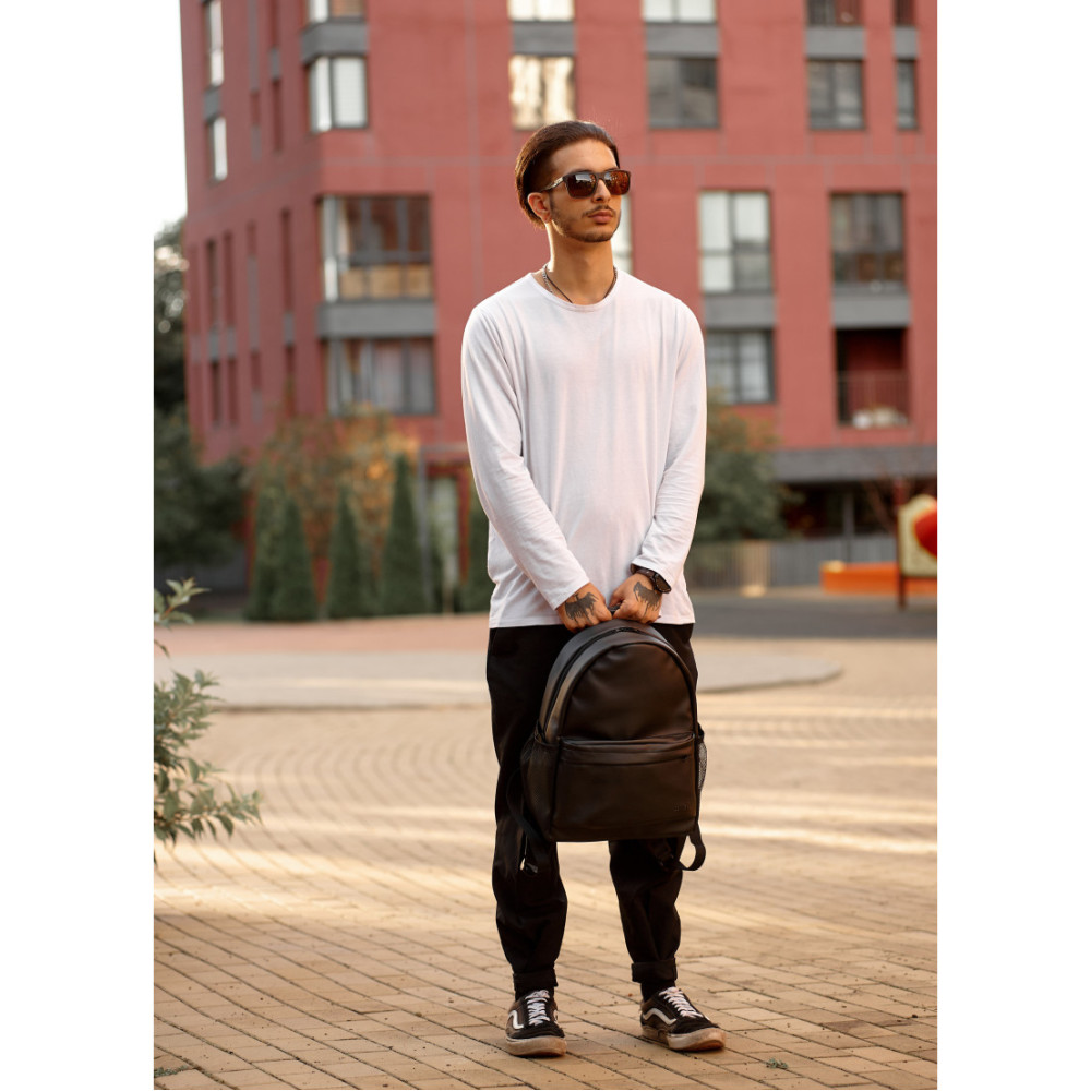 Чоловічий рюкзак Sambag BRIX PJT CLASSIC чорний 40 х 27 х 15 см (11711001m)