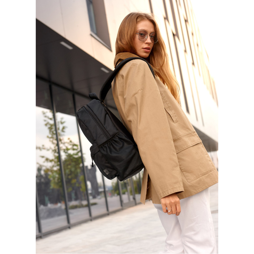 Жіночий рюкзак Sambag BRIX PJT CLASSIC чорний 40 x 27 x 15 см (11711065)