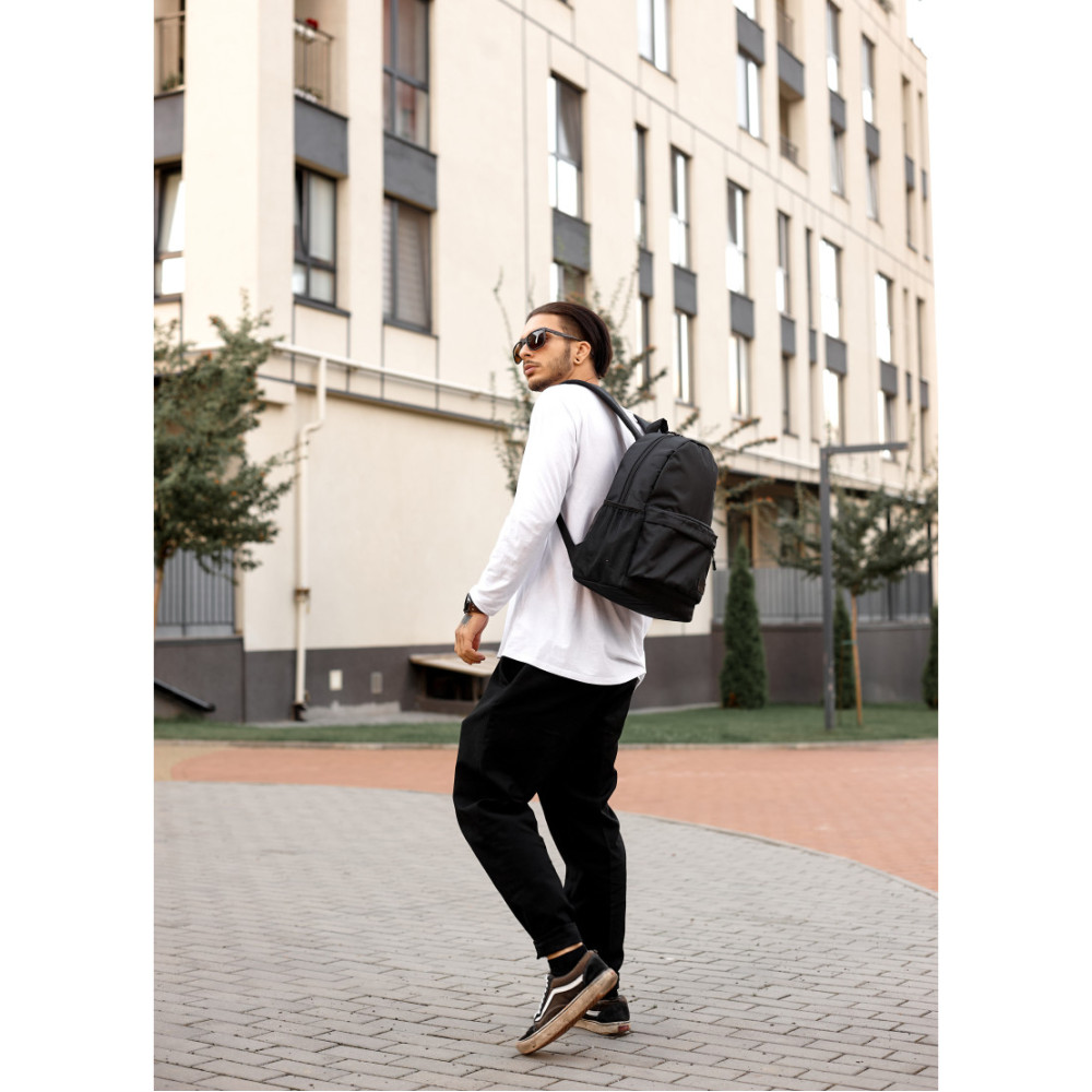 Чоловічий рюкзак Sambag BRIX PJT CLASSIC чорний 40 х 27 х 15 см (11711065m)