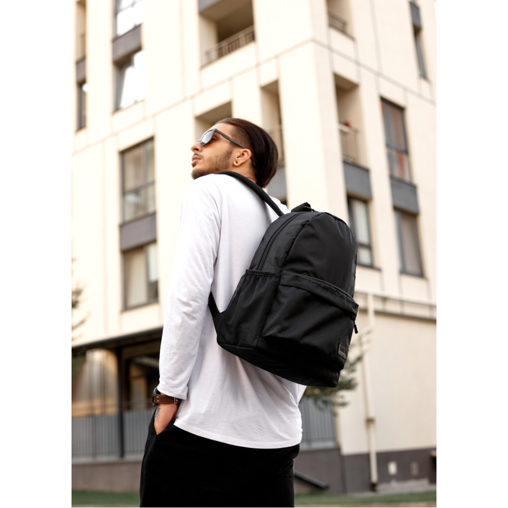 Чоловічий рюкзак Sambag BRIX PJT CLASSIC чорний 40 х 27 х 15 см (11711065m)