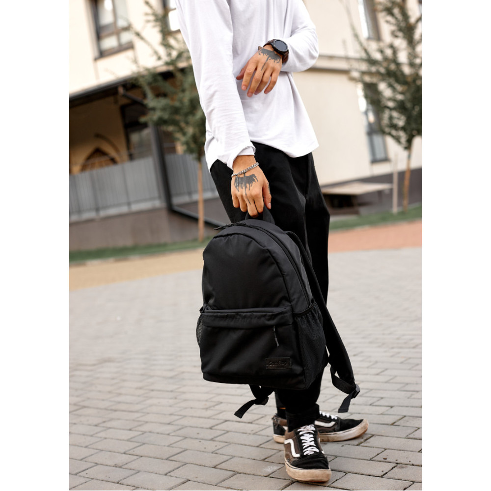 Чоловічий рюкзак Sambag BRIX PJT CLASSIC чорний 40 х 27 х 15 см (11711065m)