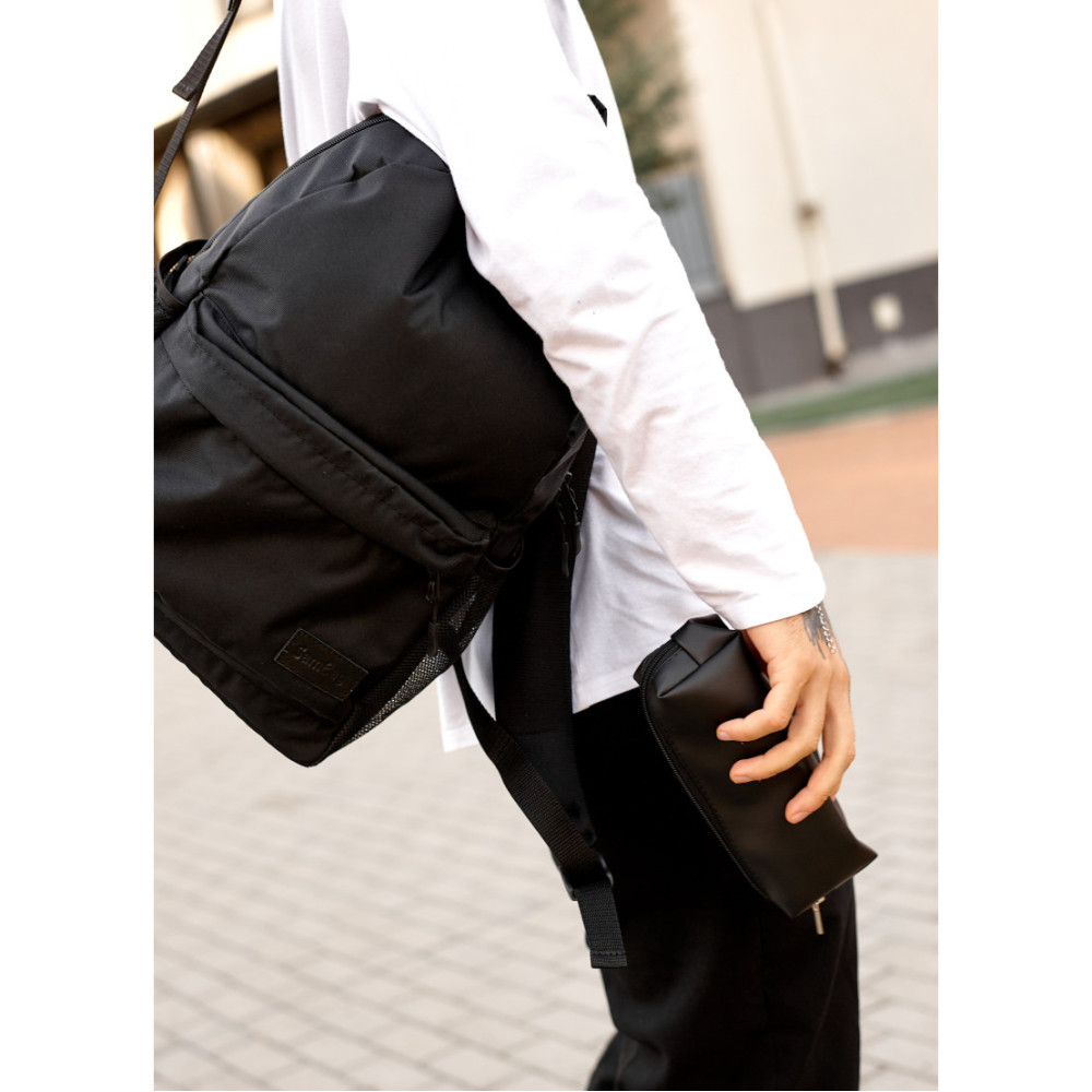 Чоловічий рюкзак Sambag BRIX PJT CLASSIC чорний 40 х 27 х 15 см (11711065m)