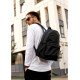 Чоловічий рюкзак Sambag BRIX PJT CLASSIC чорний 40 х 27 х 15 см (11711065m)