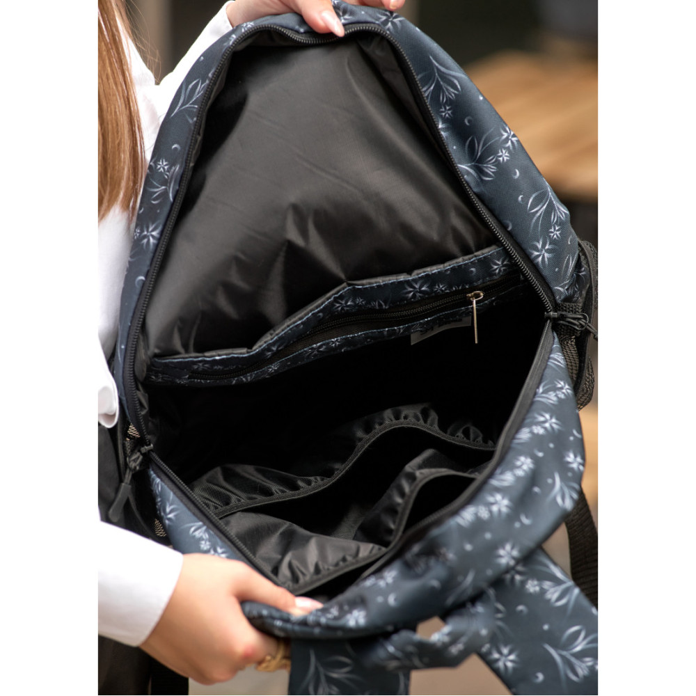 Женский рюкзак Sambag BRIX PJT черный 40 x 27 x 15 см (11711702)