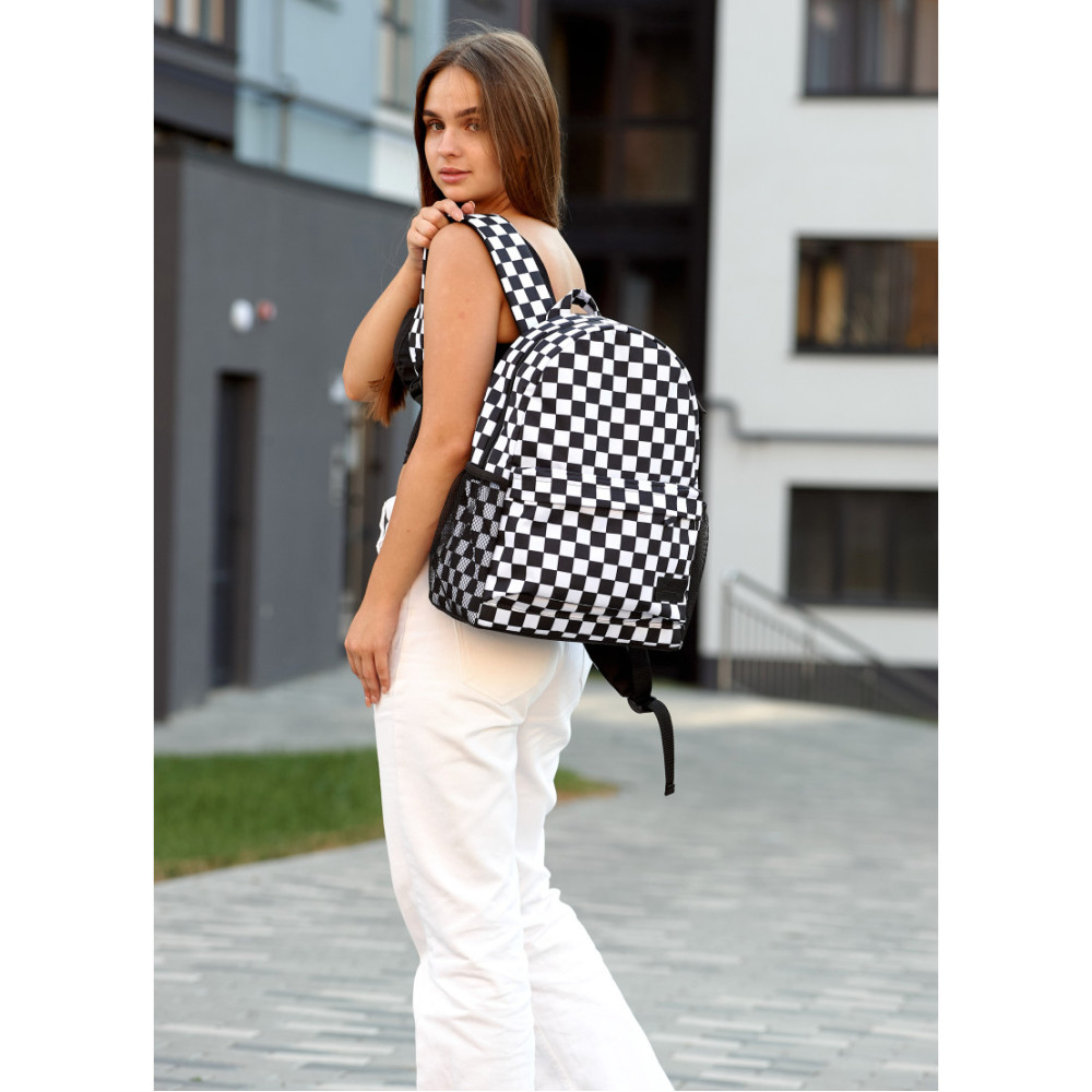 Женский рюкзак Sambag BRIX PJT Сhess 40 x 27 x 15 см (11711719)