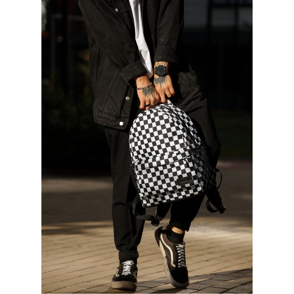 Чоловічий рюкзак Sambag BRIX PJT CLASSIC СHESS 40 х 27 х 15 см (11711719m)