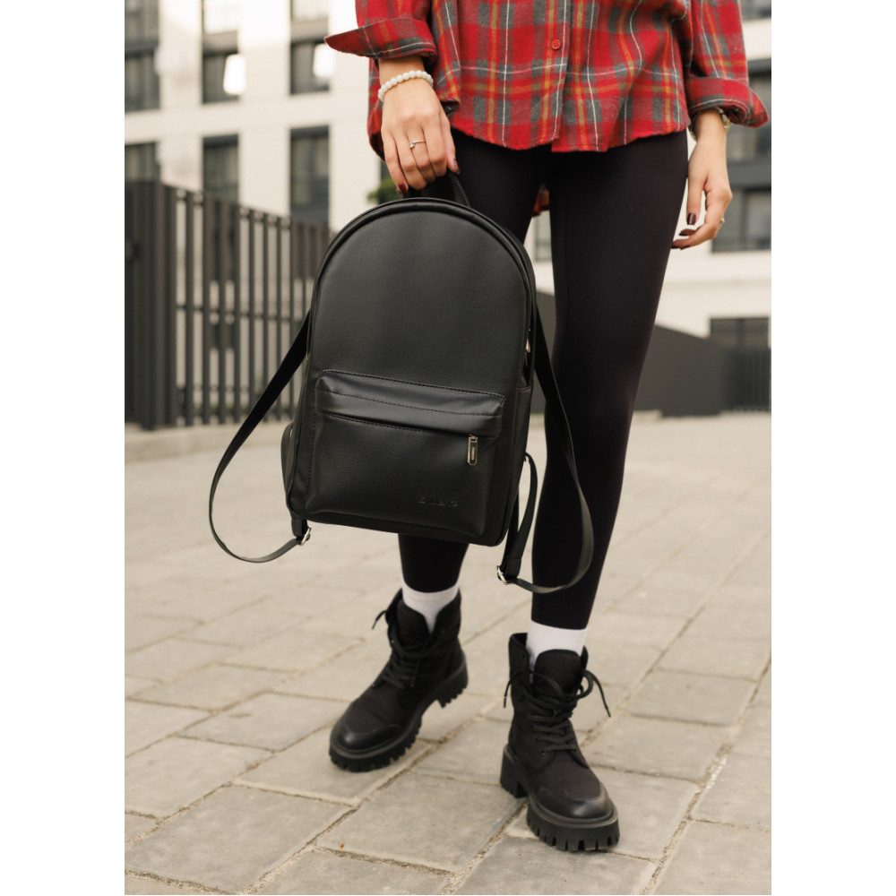 Женский рюкзак Sambag Brix Classic черный 35 х 25 х 12 см (14511001)