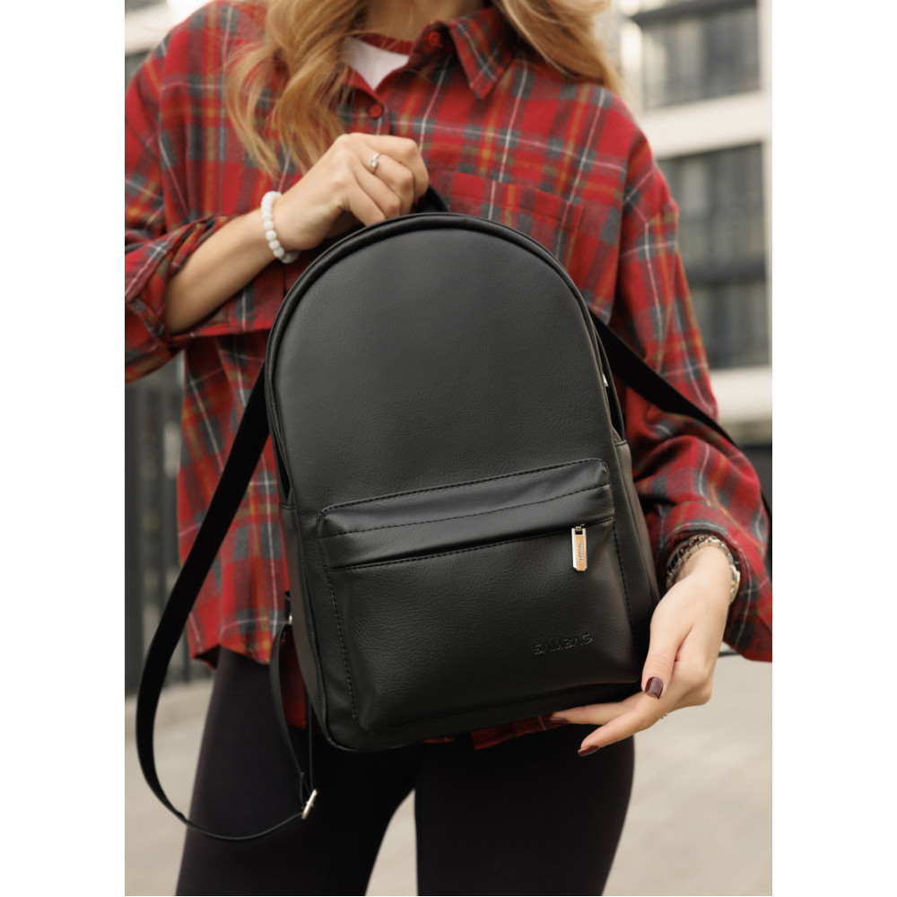 Женский рюкзак Sambag Brix Classic черный 35 х 25 х 12 см (14511001)
