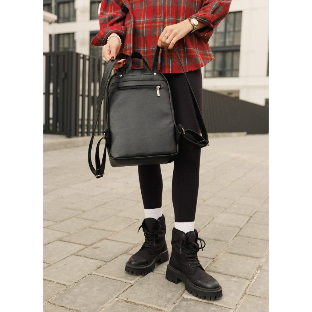 Женский рюкзак Sambag Brix Classic черный 35 х 25 х 12 см (14511001)