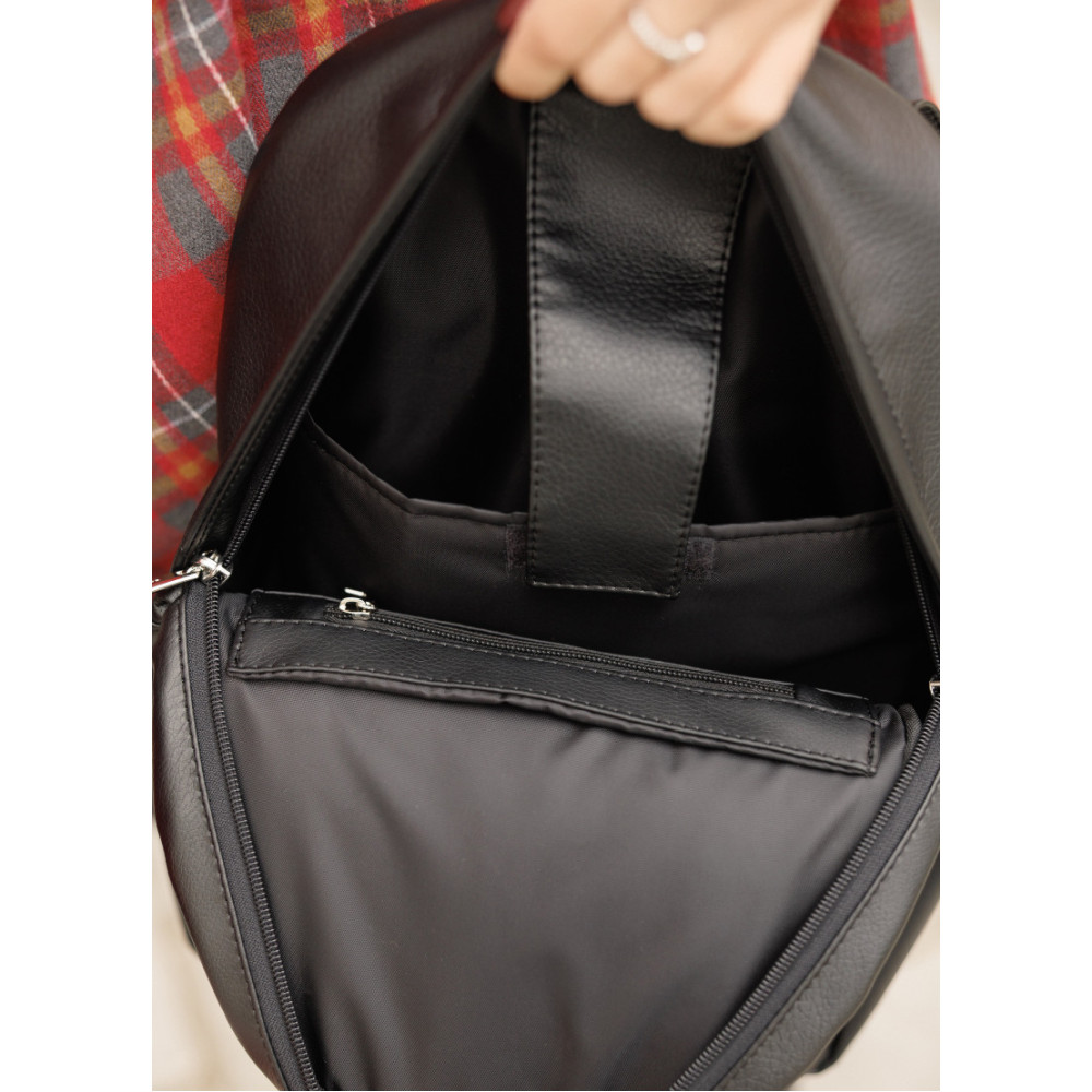 Женский рюкзак Sambag Brix Classic черный 35 х 25 х 12 см (14511001)