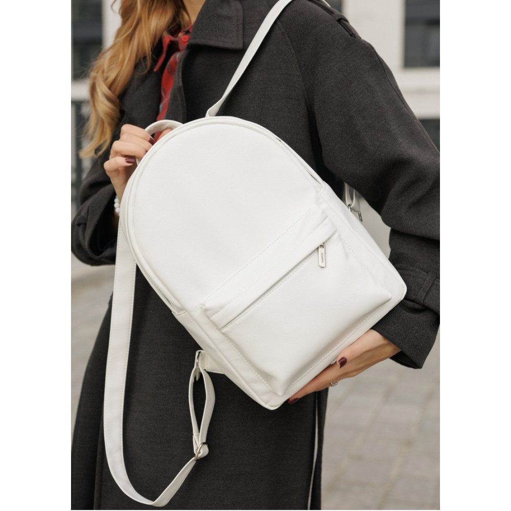 Женский рюкзак Sambag Brix Classic белый 35 х 25 х 12 см (14511008)