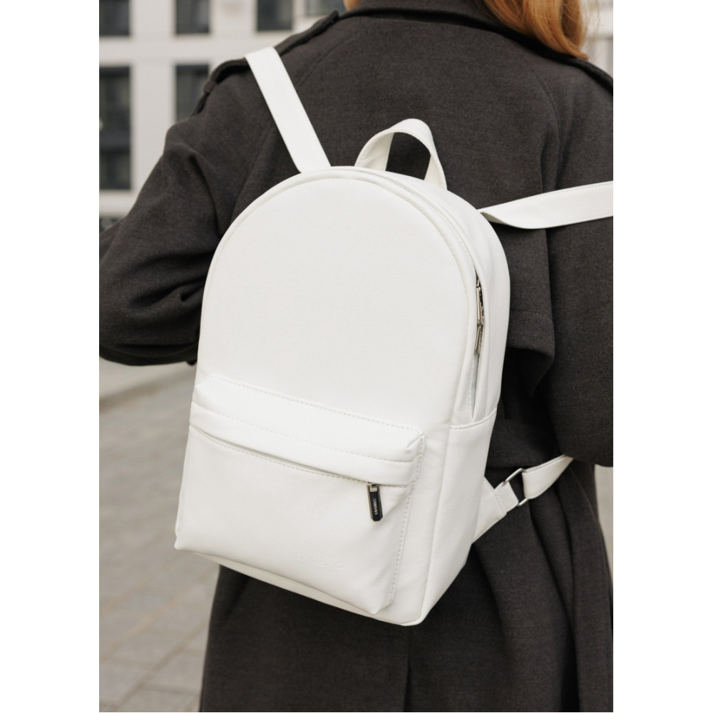 Женский рюкзак Sambag Brix Classic белый 35 х 25 х 12 см (14511008)