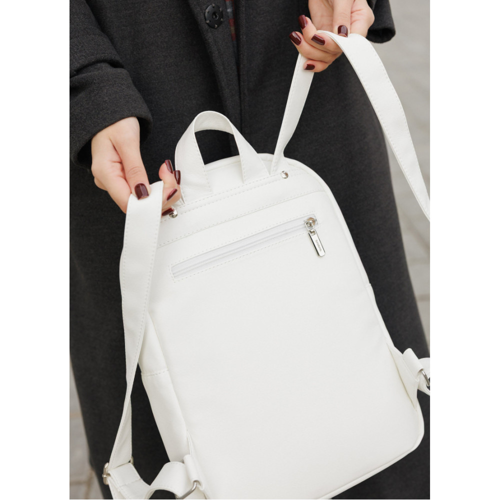 Женский рюкзак Sambag Brix Classic белый 35 х 25 х 12 см (14511008)