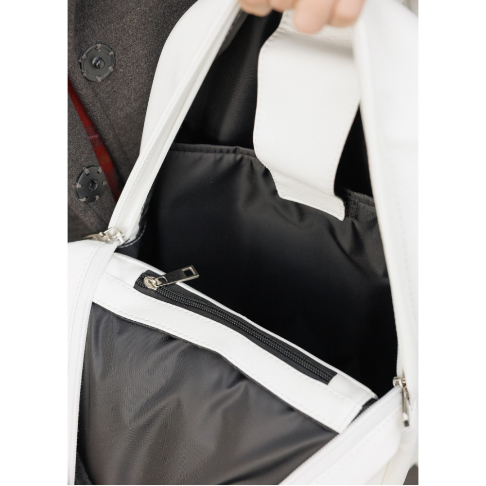 Женский рюкзак Sambag Brix Classic белый 35 х 25 х 12 см (14511008)