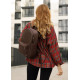 Жіночий рюкзак Sambag Brix Classic шоколадний 35 х 25 х 12 см (14511020)