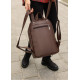 Жіночий рюкзак Sambag Brix Classic шоколадний 35 х 25 х 12 см (14511020)