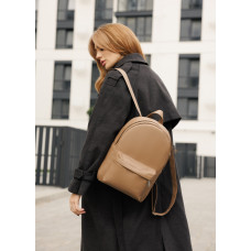 Жіночий рюкзак Sambag Brix Classic кавовий 35 х 25 х 12 см (14511021)