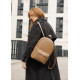 Жіночий рюкзак Sambag Brix Classic кавовий 35 х 25 х 12 см (14511021)