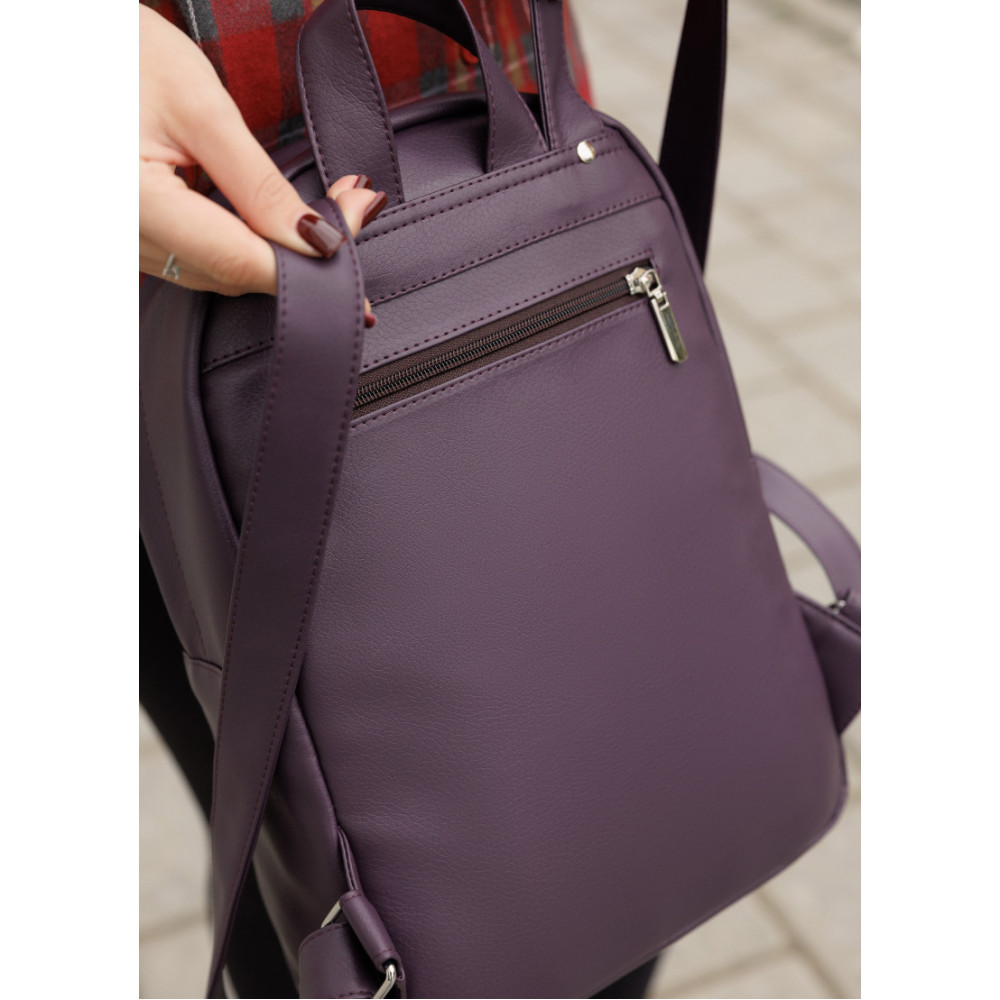 Жіночий рюкзак Sambag Brix Classic оксамитовий 35 х 25 х 12 см (14511022)