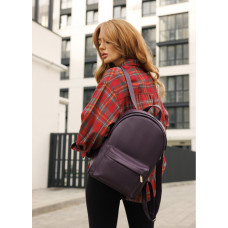 Жіночий рюкзак Sambag Brix Classic оксамитовий 35 х 25 х 12 см (14511022)