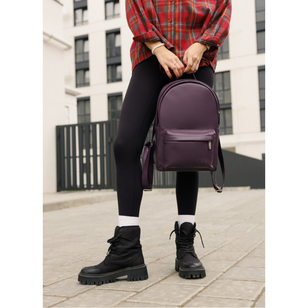 Жіночий рюкзак Sambag Brix Classic оксамитовий 35 х 25 х 12 см (14511022)