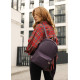 Жіночий рюкзак Sambag Brix Classic оксамитовий 35 х 25 х 12 см (14511022)