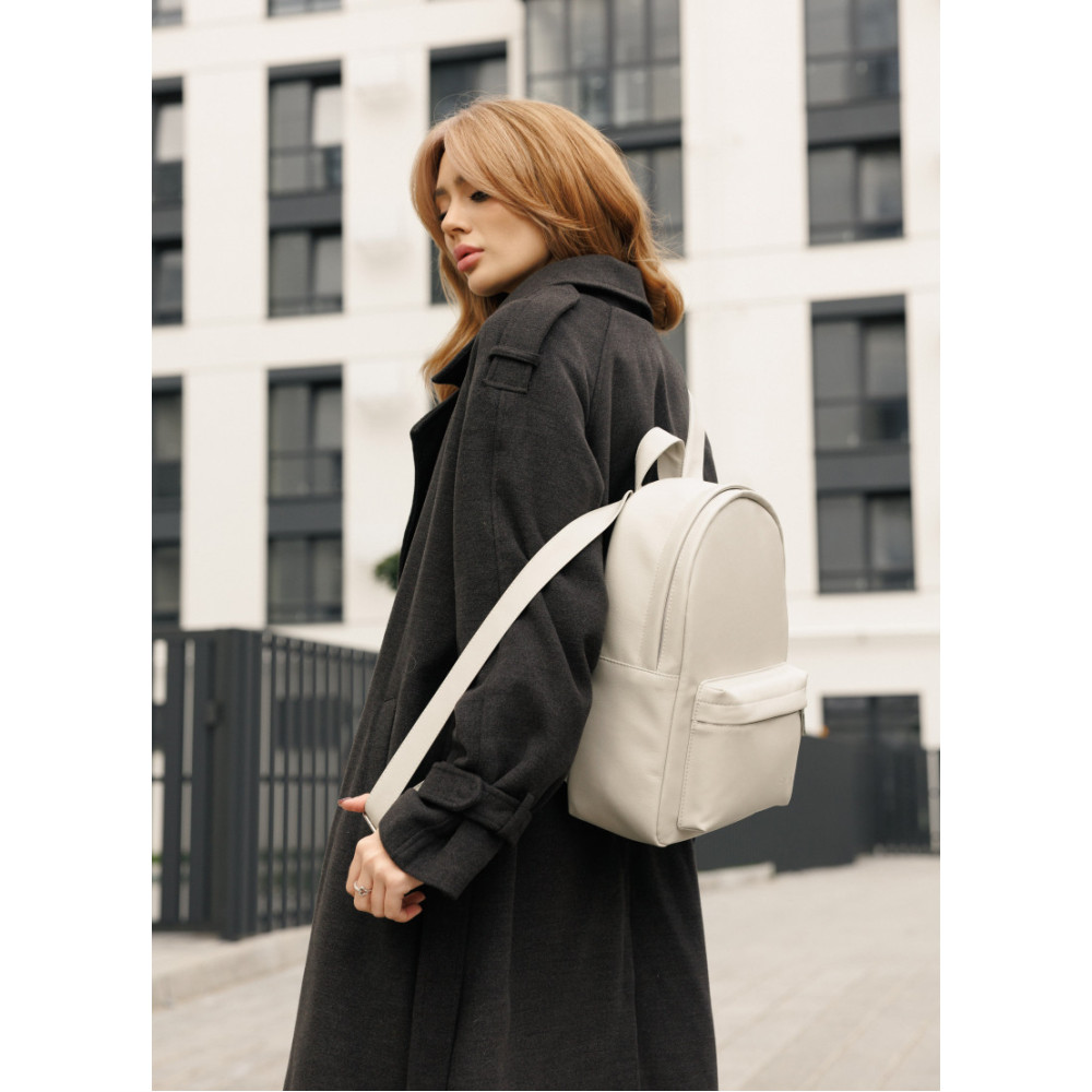 Жіночий рюкзак Sambag Brix Classic сірий 35 х 25 х 12 см (14511030)