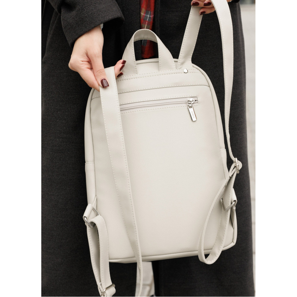 Жіночий рюкзак Sambag Brix Classic сірий 35 х 25 х 12 см (14511030)