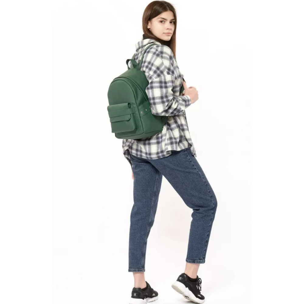 Жіночий рюкзак Sambag Dali BKH зелений 35 х 25 х 12 см (15351007)