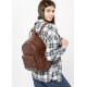 Жіночий рюкзак Sambag Dali BKH шоколадний 35 х 25 х 12 см (15351020)