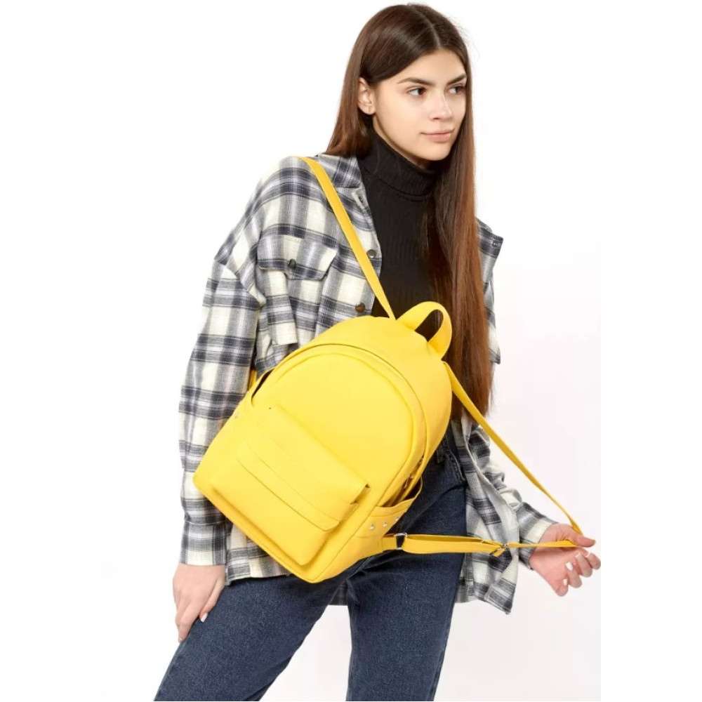 Жіночий рюкзак Sambag Dali BKH жовтий 35 х 25 х 12 см (15351028)